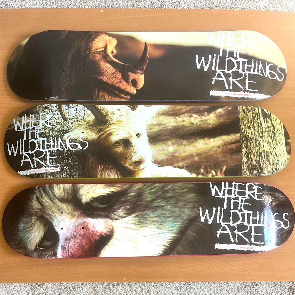 Girl Skateboard x Where The Wild Things Are Skate Deck Set